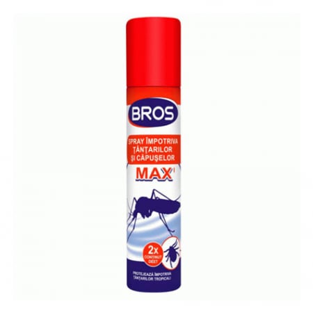CREME ANTIINFLAMATOARE-CIRCULAȚIE - BROS SPRAY TANTARI +CAPUSE 90ML
