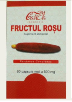 SUPLIMENTE TONICE - CAHYA FRUCTUL ROSU 60 CPS MOI