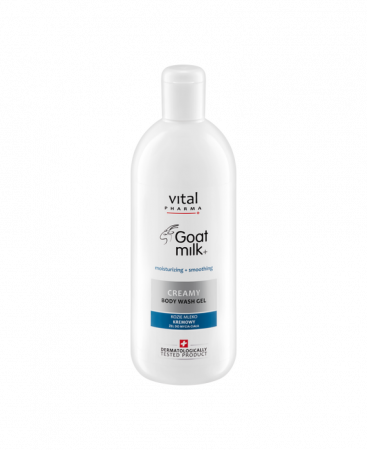 COSMETICE FAȚĂ - CARESS GEL DUS CREMOS LAPTE CAPRA 500ML