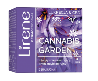 COSMETICE FAȚĂ - CARESS LIRENE CR ZI INTENS HIDR CBD CANABIS GARDEN 50 ML