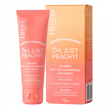 COSMETICE FAȚĂ - CARESS LIRENE JUST PEACHY - Crema-gel hidratanta, iluminatoare , 50ml