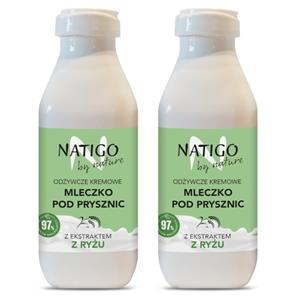 CREME CORP-MASAJ-MAINI -CALCAIE - CARESS NATIGO BY NATURE - Gel de dus cremos cu extract de OREZ - 400ml