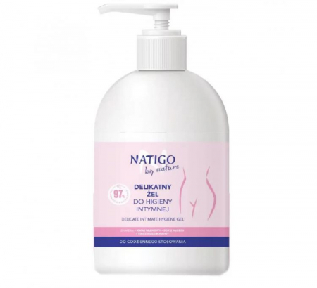 CREME CORP-MASAJ-MAINI -CALCAIE - CARESS NATIGO GEL IGIENA INTIMA 97% NATURAL 500 ML