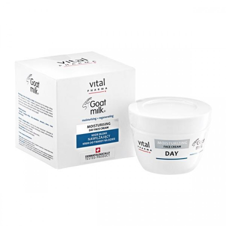 COSMETICE FAȚĂ - CARESS VITAL PHARMA CREMA HIDR ZI LAPTE CAPRA 50ML
