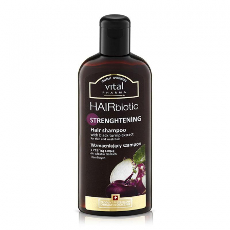 ȘAMPOANE- BALSAM- LOTIUNI-GELURI-PASTA DINTI - CARESS VITAL PHARMA SAMPON INTARITOR CU RIDICHE NEAGRA 250ML