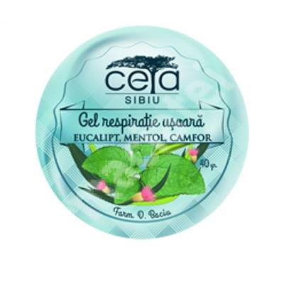 CREME ANTIINFLAMATOARE-CIRCULAȚIE - CETA GEL BALSAM RESPIRATIE US 40G