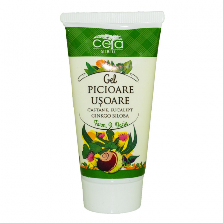 CREME ANTIINFLAMATOARE-CIRCULAȚIE - CETA GEL PICIOARE USOARE 50ML
