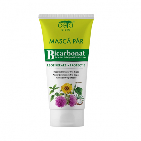 ȘAMPOANE- BALSAM- LOTIUNI-GELURI-PASTA DINTI - CETA MASCA PAR REGENERARE SI PROTECTIE CU BICARBONAT 150 ML