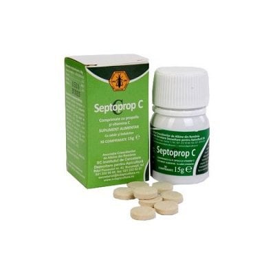 SUPLIMENTE RĂCEALĂ- APARAT RESPIRATOR ANTIVIRAL - COMPLEX SEPTOPROP +VIT C 30CP