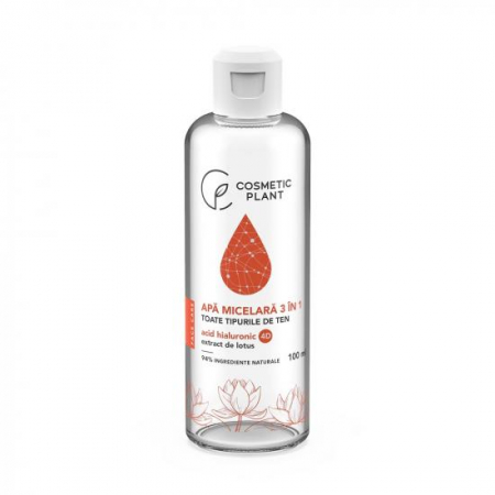 COSMETICE FAȚĂ - CP APA MICELARA 3 IN 1 LOTUS 4D 100 ML