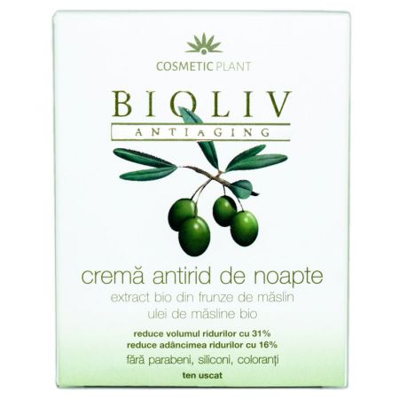 COSMETICE FAȚĂ - CP CR ANTIAGING NOAPTE 50ML BIOLIV
