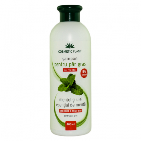 ȘAMPOANE- BALSAM- LOTIUNI-GELURI-PASTA DINTI - CP SAMP PAR GRAS +MENTOL 400ML