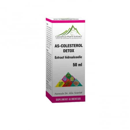 SUPLIMENTE COLESTEROL - CPE AS COLESTEROL DETOX 50ML
