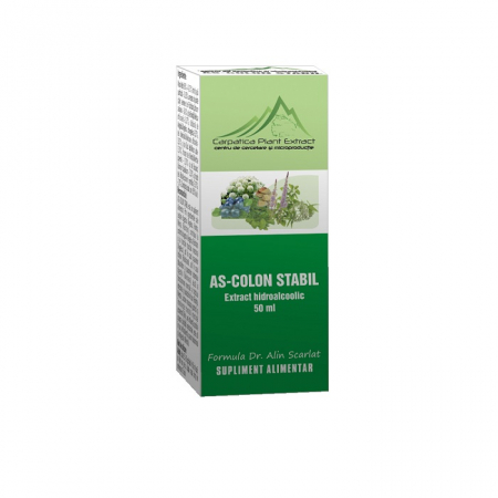 SUPLIMENTE STOMAC- DIGESTIE- COLON - CPE AS COLON STABIL 50 ML