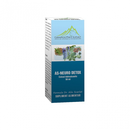 SUPLIMENTE SOMN DEPRESIE SISTEM NERVOS - CPE AS NEURO DETOX 50 ML