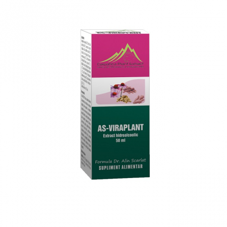 SUPLIMENTE RĂCEALĂ- APARAT RESPIRATOR ANTIVIRAL - CPE AS VIRAPLANT 50 ML