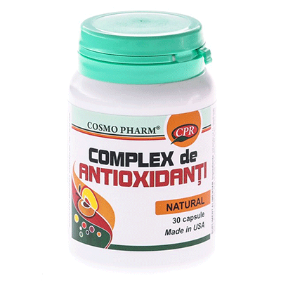 SUPLIMENTE ANTIOXIDANȚI-ANTITUMORAL - CPR ANTIOXIDANTI COMPLEX 30CP