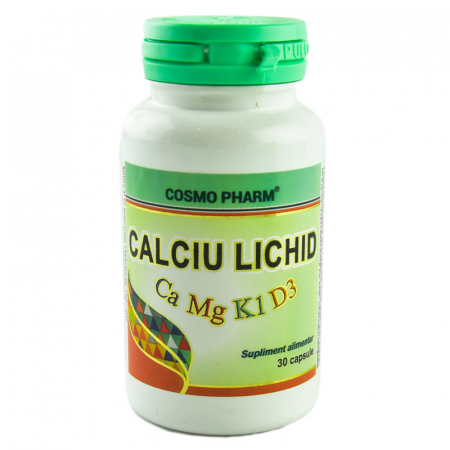 SUPLIMENTE VITAMINE ȘI MINERALE - CPR CALCIU LICHID 30CP