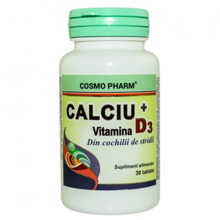 SUPLIMENTE VITAMINE ȘI MINERALE - CPR CALCIU +VIT D3 30CP