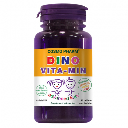 SUPLIMENTE VITAMINE ȘI MINERALE - CPR DINO VITA-MIN 30CP
