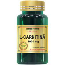 SUPLIMENTE SLĂBIRE - CPR L-CARNITINA  1000MG 60CP