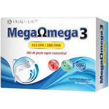 SUPLIMENTE COLESTEROL - CPR MEGA OMEGA 3 432EPA/288DHA 30CPS