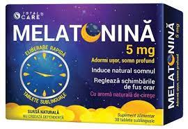 SUPLIMENTE SOMN DEPRESIE SISTEM NERVOS - CPR MELATONINA 5MG SUBLINGUAL 30 TB