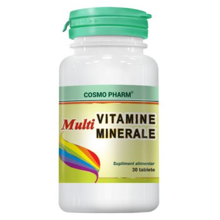 SUPLIMENTE VITAMINE ȘI MINERALE - CPR MULTIVIT +MIN 30CP