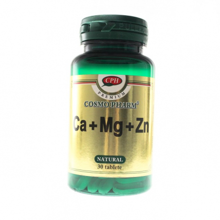 SUPLIMENTE VITAMINE ȘI MINERALE - CPR PREMIUM CA +MG +ZN 30CP