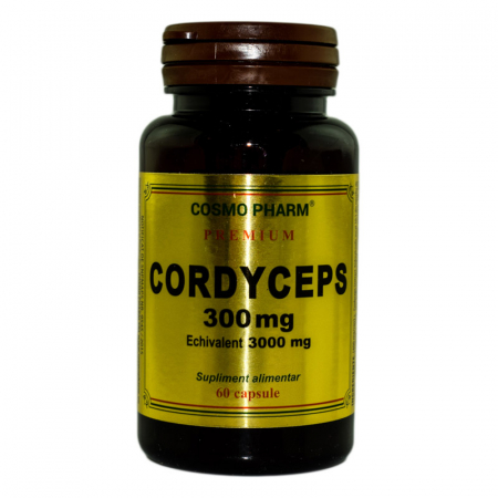 SUPLIMENTE ANTIOXIDANȚI-ANTITUMORAL - CPR PREMIUM CORDYCEPS 300MG