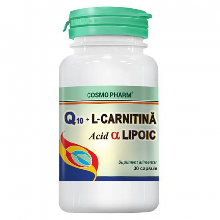 SUPLIMENTE CARDIO VASCULARE - CPR Q10+ L CARNITINA+ACID ALFA LIPOIC
