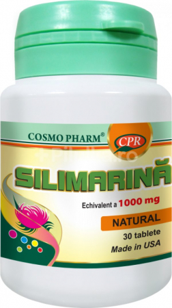 SUPLIMENTE HEPATOPROTECTOARE-BILA - CPR SILIMARINA 1000GR 30TBL