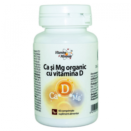 SUPLIMENTE VITAMINE ȘI MINERALE - D PLANT CA +MG +VIT D 60CP