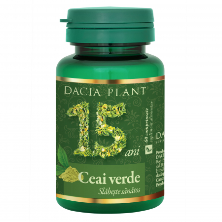 SUPLIMENTE SLĂBIRE - D PLANT CEAI VERDE 60CP