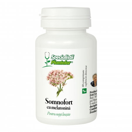 SUPLIMENTE SOMN DEPRESIE SISTEM NERVOS - D PLANT CP SOMNOFORT/EMOCALM+MELATONINA 60CP