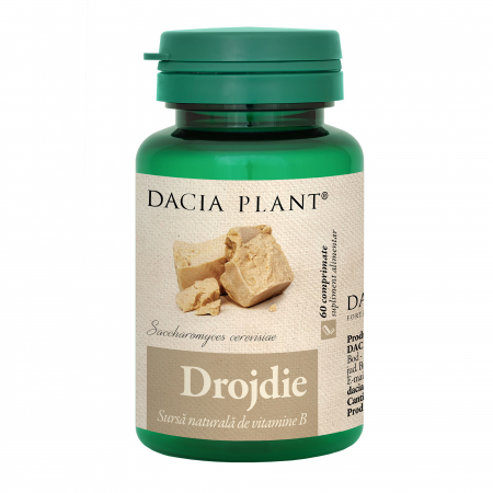 SUPLIMENTE VITAMINE ȘI MINERALE - D PLANT DROJDIE 60CP/1+1