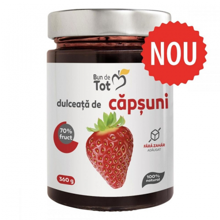 FOOD - D PLANT DULCEATA DE CAPSUNI FARA ZAHAR 360 G