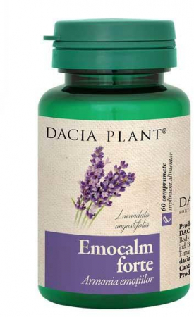 SUPLIMENTE SOMN DEPRESIE SISTEM NERVOS - D PLANT EMOCALM 60CP/1+1