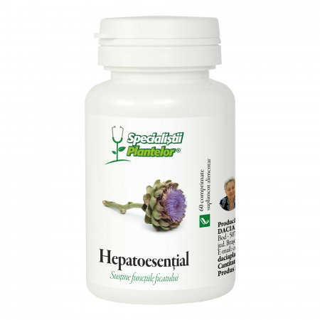 SUPLIMENTE HEPATOPROTECTOARE-BILA - D PLANT HEPATOESENTIAL 60CP