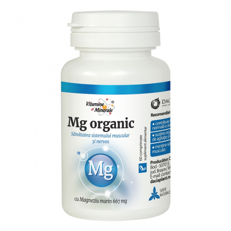 SUPLIMENTE VITAMINE ȘI MINERALE - D PLANT MAGNEZIU 60CP