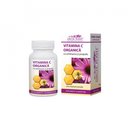 SUPLIMENTE VITAMINE ȘI MINERALE - D PLANT VITA C ORGANICA CU ECHI SI PROP