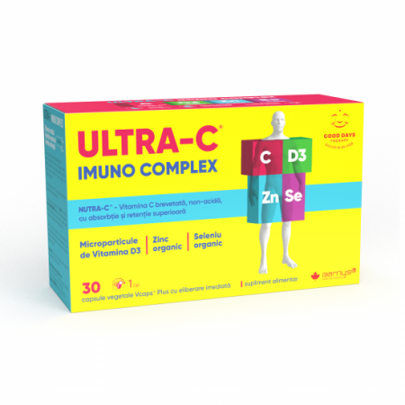 SUPLIMENTE IMUNITATE - DAM BARNY S ULTRA-C IMUNO COMPLEX 30 CPS