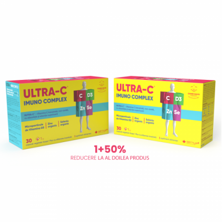 SUPLIMENTE IMUNITATE - DAM BARNY S ULTRA-C IMUNO COMPLEX 30 CPS 1+50% DIN AL DOILEA