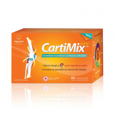 SUPLIMENTE ARTICULATII ANTIINFLAMATOARE - DAM CARTIMIX FORTE 60CP