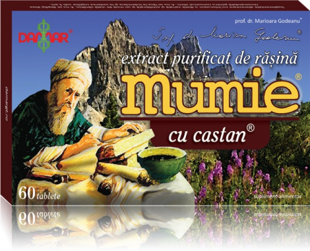 SUPLIMENTE MEMORIE SI CIRCULATIE - DAM EXTR RASINA MUMIE +CASTAN 60TBL