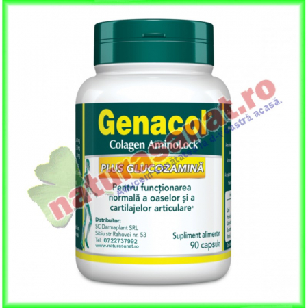 SUPLIMENTE ARTICULATII ANTIINFLAMATOARE - DARMA GENACOL PLUS GLUCOZAMINA 90 CPS