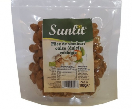 FOOD SEMINȚE- OLEAGINOASE - DEP MIEZ SAMB CAISE DULCI BIO 100G