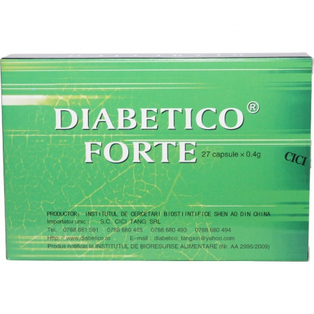 SUPLIMENTE DIABET - DIABETICO FORTE 27CP