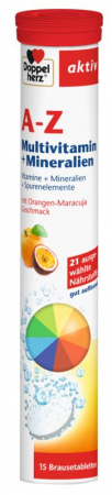 SUPLIMENTE VITAMINE ȘI MINERALE - DOPPEL AKTIV A-Z MULTIVIT-MULTIMIN 15CP EFF