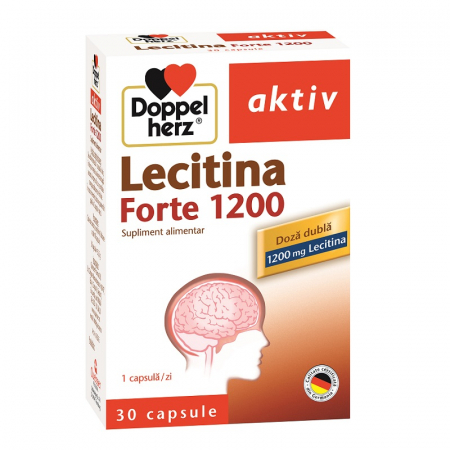 SUPLIMENTE MEMORIE SI CIRCULATIE - DOPPEL AKTIV LECITINA FORTE 1200MG 30CP/30+10